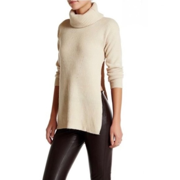Asilio Sweaters - Asilio Opening Act Turtleneck Sweater Oatmeal sz M